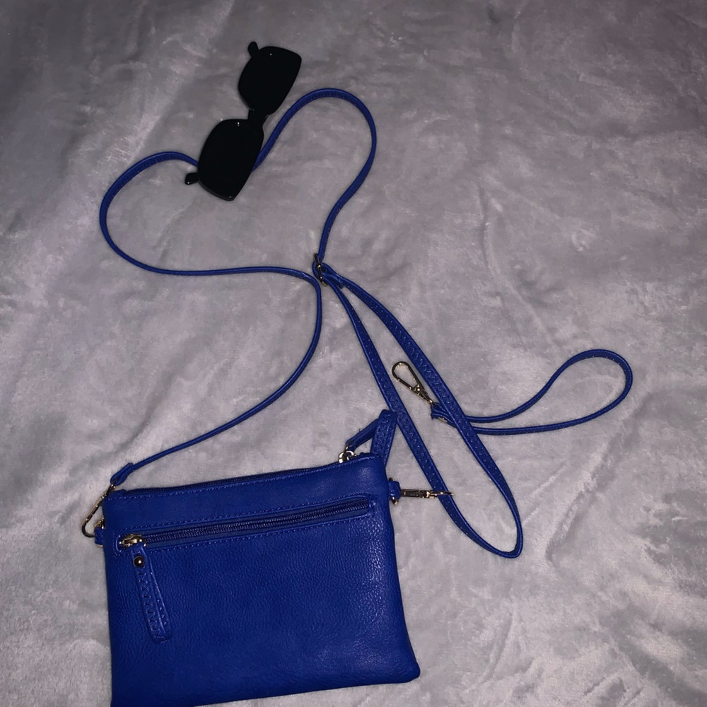 Fashion Puzzle Blue mini bag